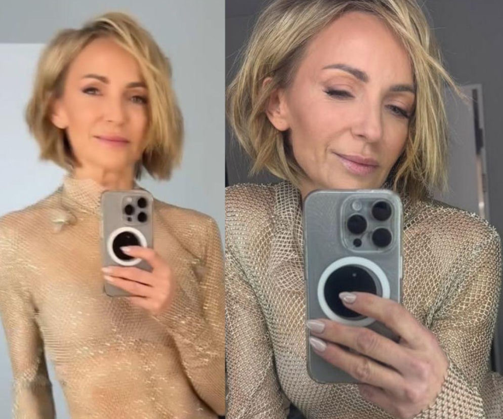 Anna Wyszkoni pokazała ciało w złotej kreacji. Lepiej niż niejedna 20-latka!