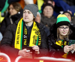 GKS Katowice - Legia Warszawa: Zdjęcia kibiców z meczu 21. kolejki PKO BP Ekstraklasy