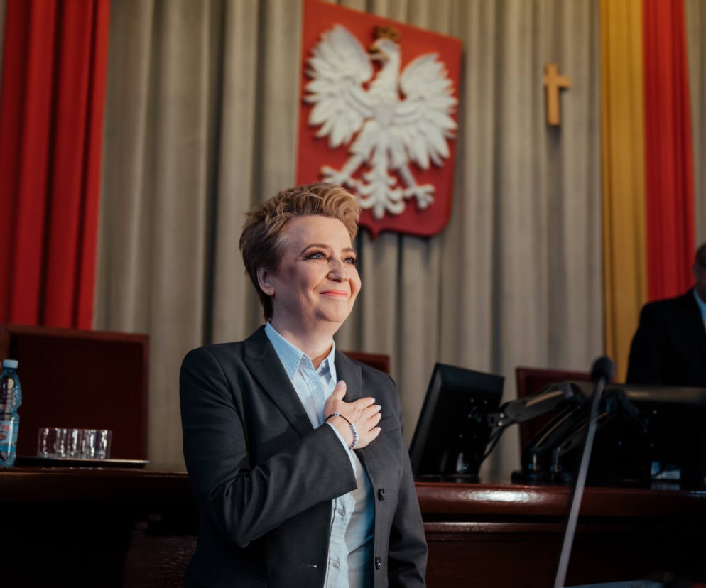 Ślubowanie Hanny Zdanowskiej