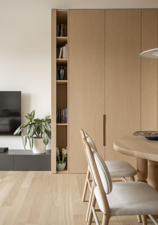 Mieszkanie architekta w Poznaniu inspirowane organicznymi kształtami