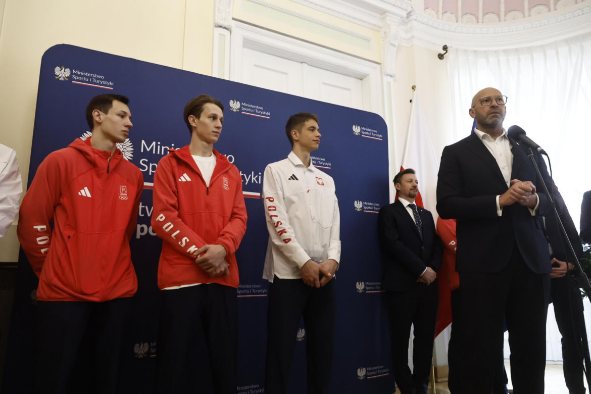 Kacper Tomasiak, Władimir Semirunnij i inni na spotkaniu u Ministra Sportu