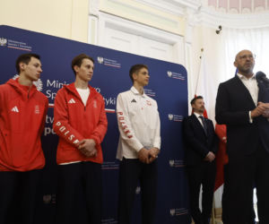 Kacper Tomasiak, Władimir Semirunnij i inni na spotkaniu u Ministra Sportu