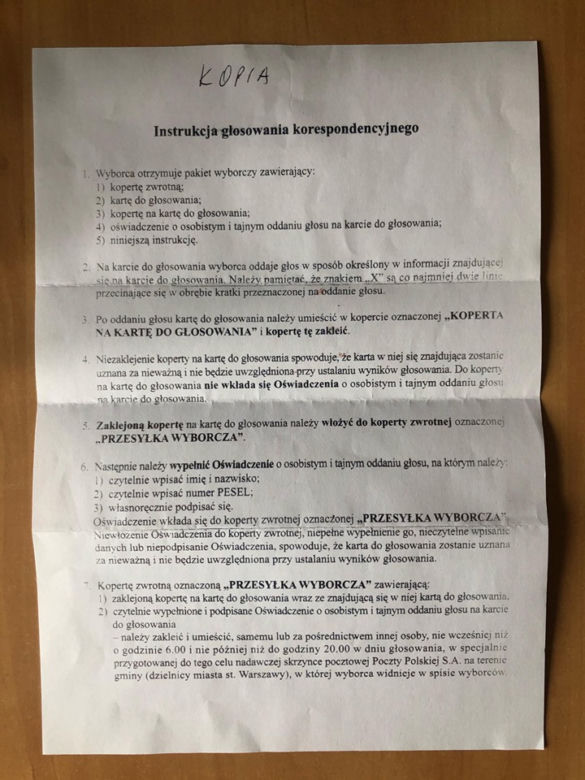 Kandydat na Prezydenta ujawnia „pakiet wyborczy”. Wyciek przed wyborami? [ZDJĘCIA]