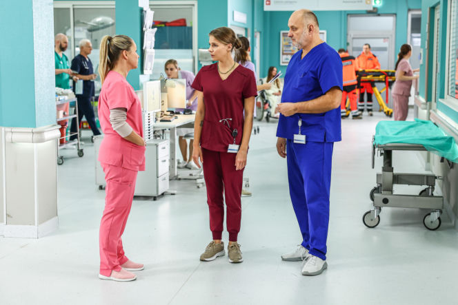 "Szpital św. Anny", odcinek 84: Irena Bursztyn po zdradzie męża znajduje schronienie u Darii. Zyta konfrontuje się z dyrektorem Streckerem