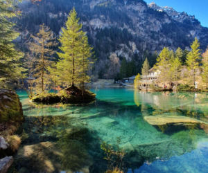 Blausee Jezioro w Szwajcarii