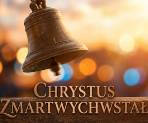 Religijna kartka na Wielkanoc