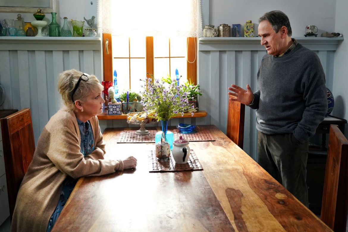 Barwy szczęścia odc. 2610: Małgorzata (Adrianna Biedrzyńska), Jerzy (Bronisław Wrocławski)
