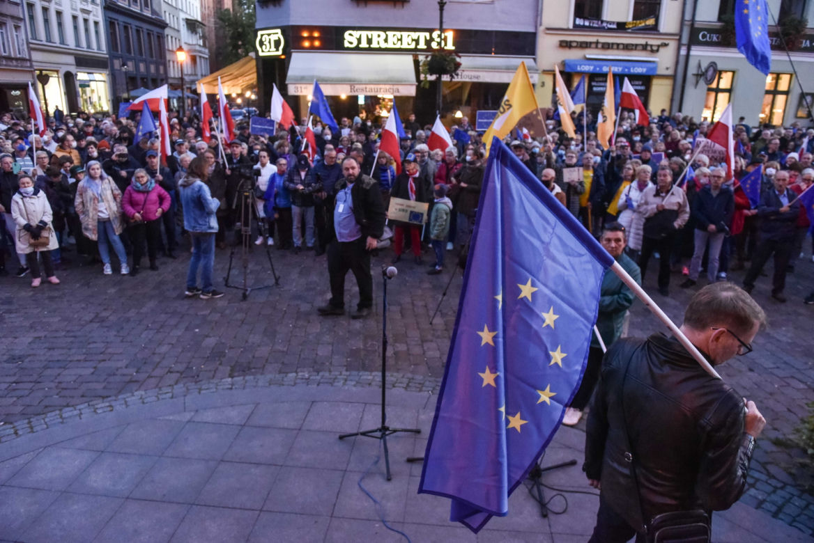 Toruński protest przeciwko orzeczeniu TK
