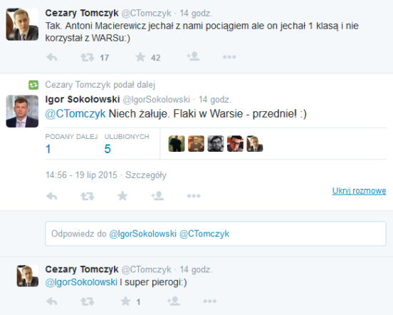 Cezary Tomczyk Twitter