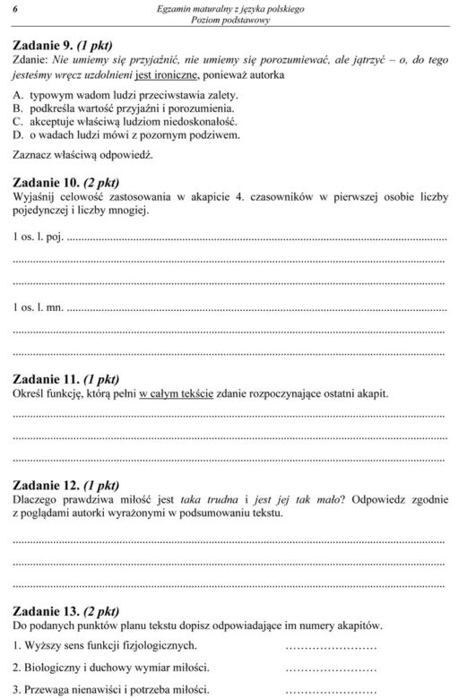 MATURA 2014 POLSKI ARKUSZE z CKE - MAJ 2014