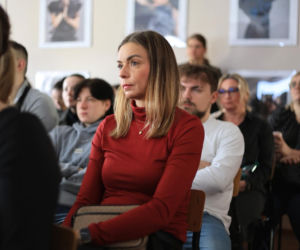 Mariusz Kędzierski na spotkaniu w Grudziądzu