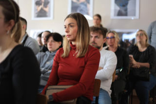 Mariusz Kędzierski na spotkaniu w Grudziądzu