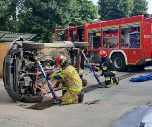 Jak wygląda szkolenie strażaków z ratownictwa wysokościowego? Zobacz zdjęcia ztrażaków z Przeworska [ZDJĘCIA]