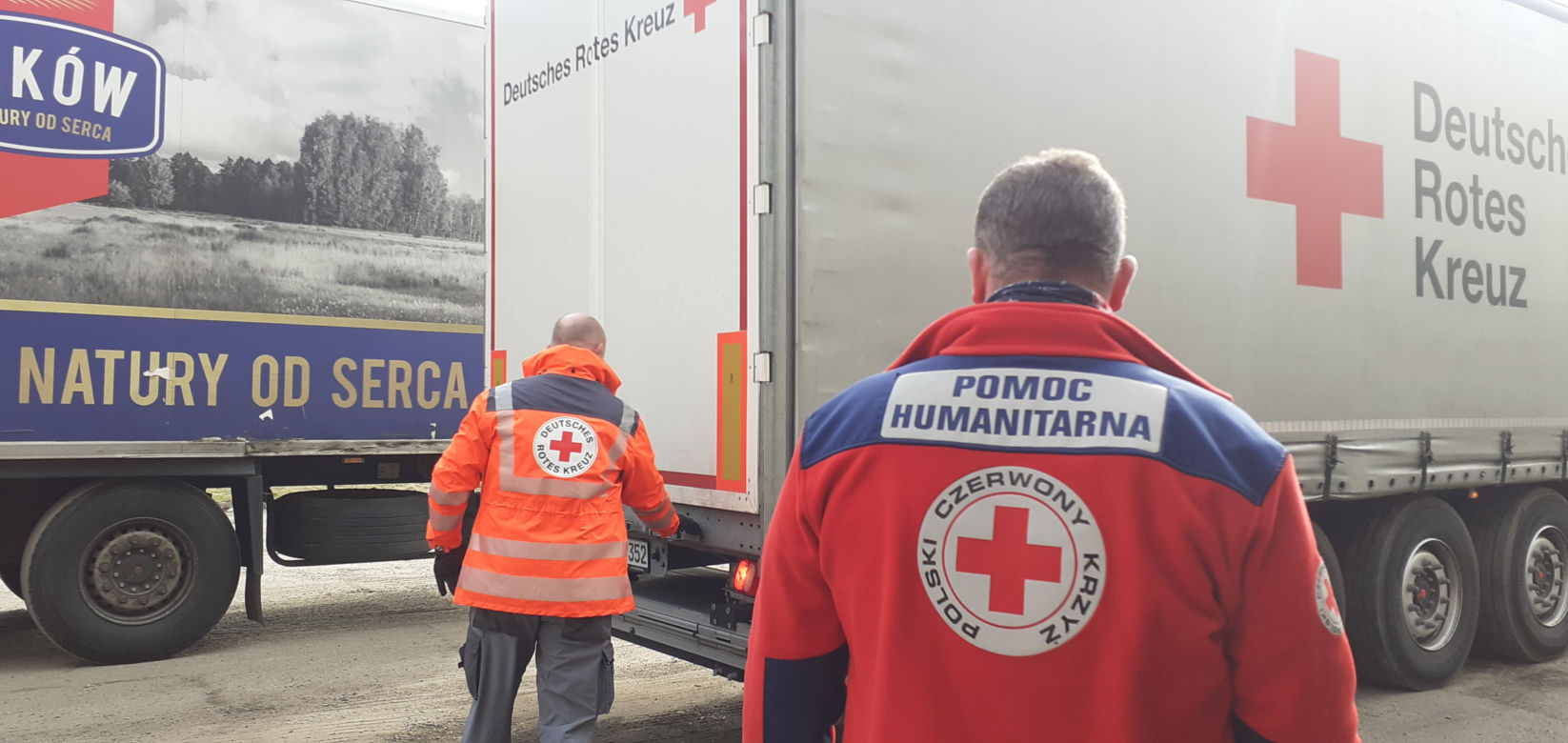 Niemiecka pomoc dla Ukraińców dotarła do Lublina [GALERIA]