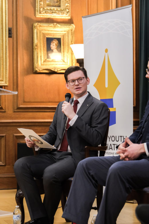 Spotkanie Polskiego Stowarzyszenia Młodzieży w Fundacji Kościuszkowskiej