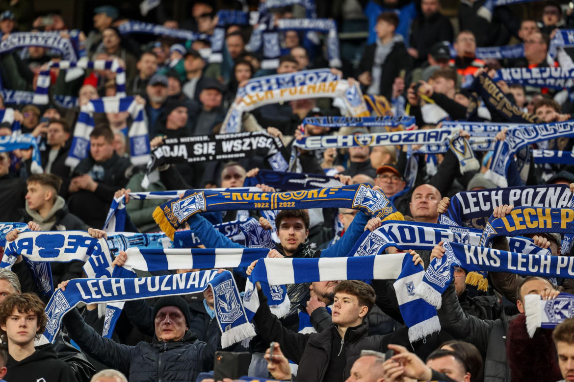 Lech Poznań - Raków Częstochowa: Zdjęcia kibiców z meczu 23. kolejki PKO BP Ekstraklasy