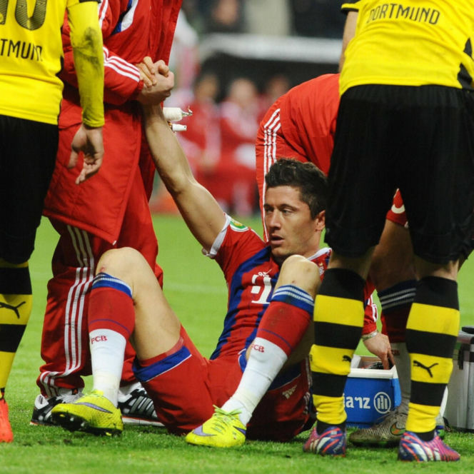 Robert Lewandowski kontuzjowany. Kiedyś przeżył gorsze starcie