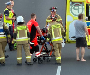 Poważny wypadek na S8. Troje dzieci trafiło do szpitala