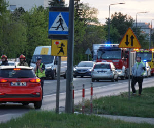 Potrącenie na pasach w Bydgoszczy! Dwie osoby poważnie ranne [ZDJĘCIA]