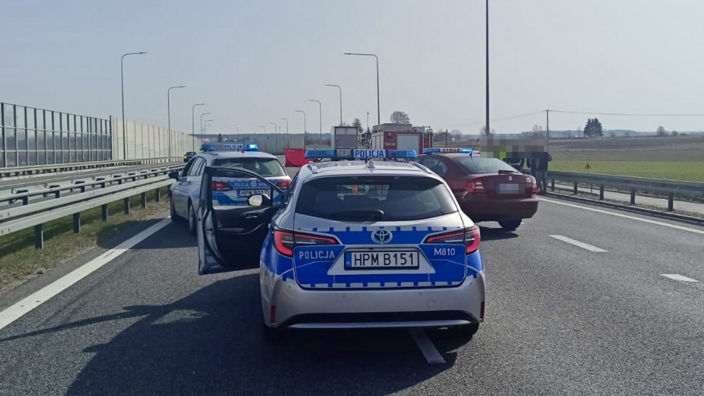Tragiczny wypadek na S8. Nie żyje 26-letni motocyklista