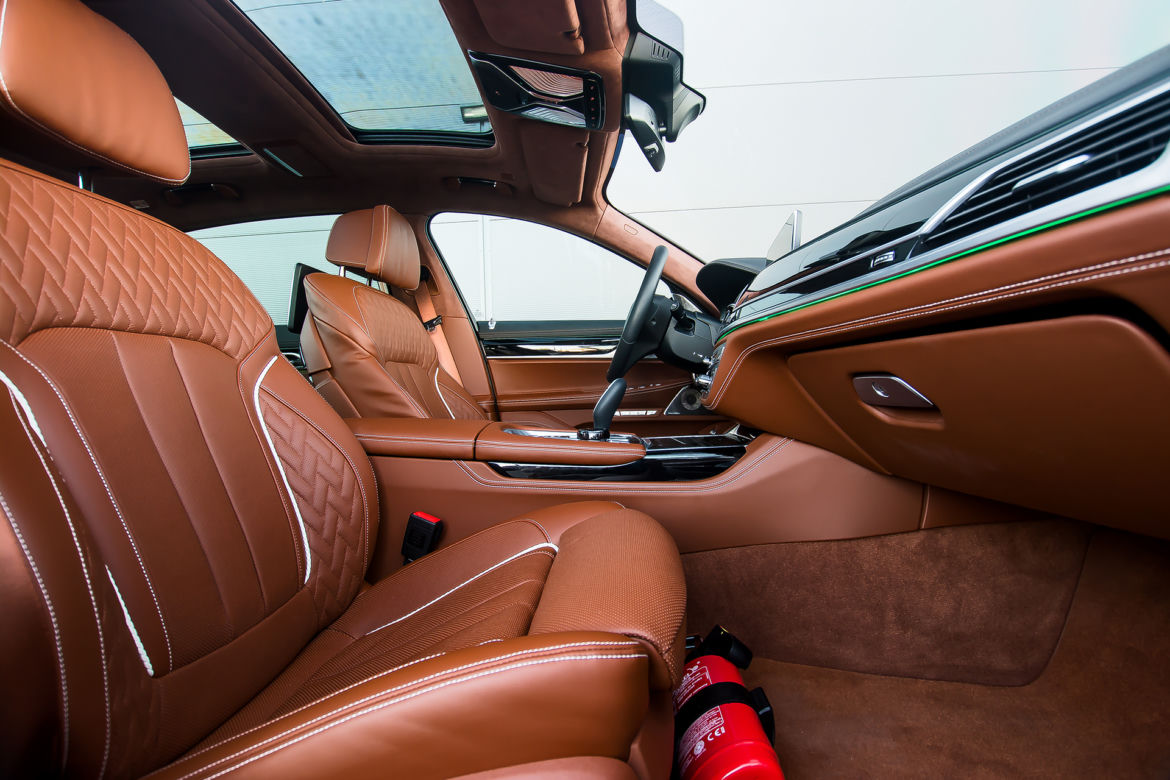 BMW serii 7 G12 wnętrze pakiet BMW Individual