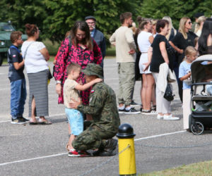 Uroczyste pożegnanie żołnierzy z Wędrzynia