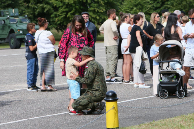 Uroczyste pożegnanie żołnierzy z Wędrzynia