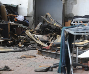 Spłoną hostel w Piasecznie. Strażacy znaleźli zwęglone ciało