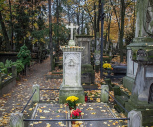 GRÓB - Tadeusz Lutoborski – były prezes Warszawskiej Rodziny Katyńskiej, syn ppor. Adama Lutoborskiego