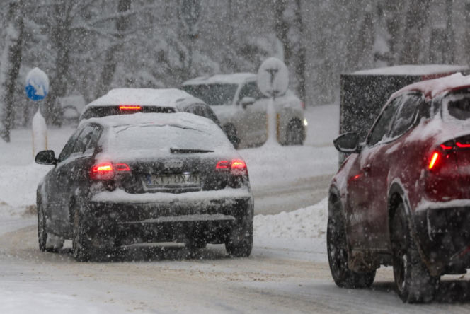 Intensywne opady śniegu w Zakopanem