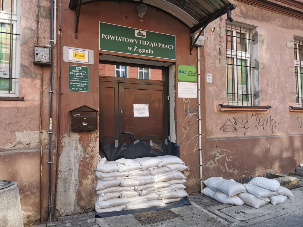 Sytuacja powodziowa w Żaganiu