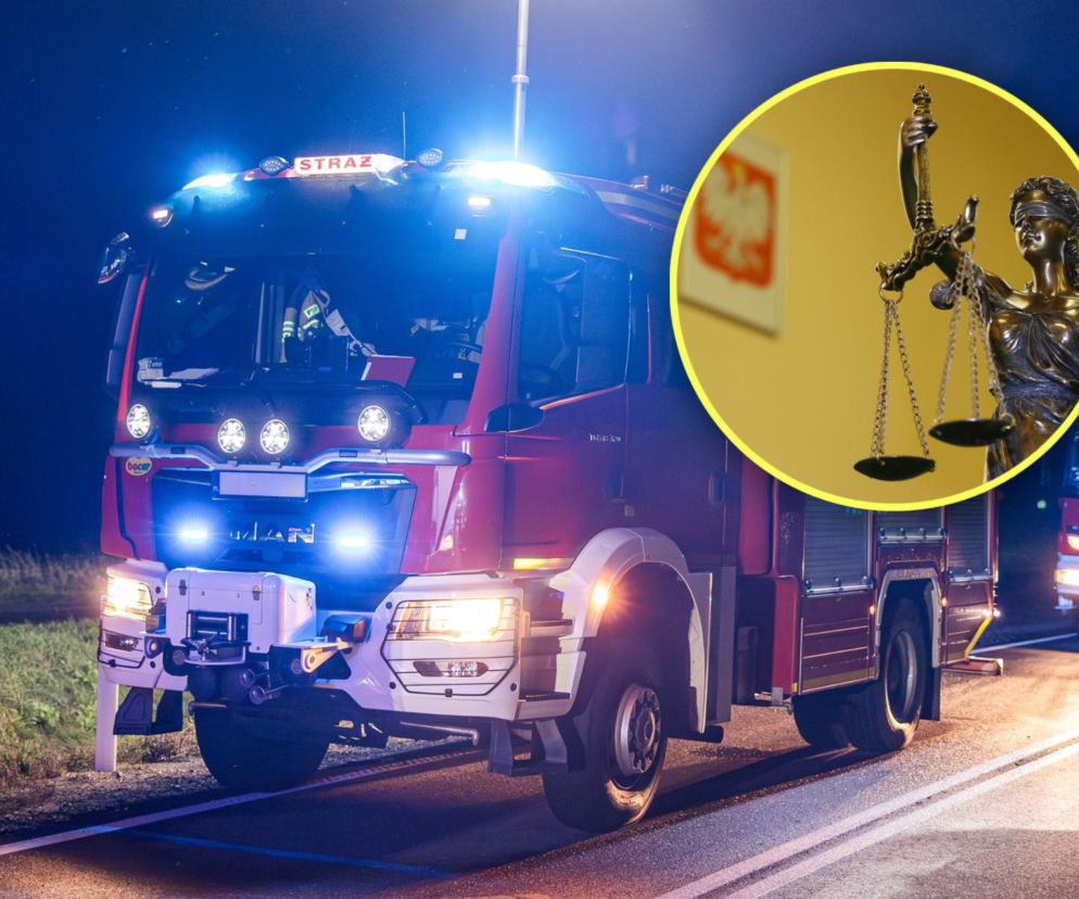 Gigantyczny pożar hali pod Szczecinem. Banalny powód i oskarżenie dla 51-latka