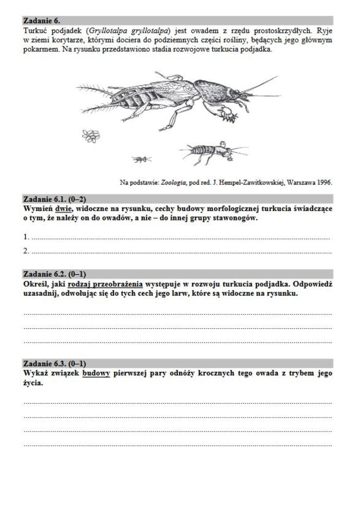 Matura 2017 biologia