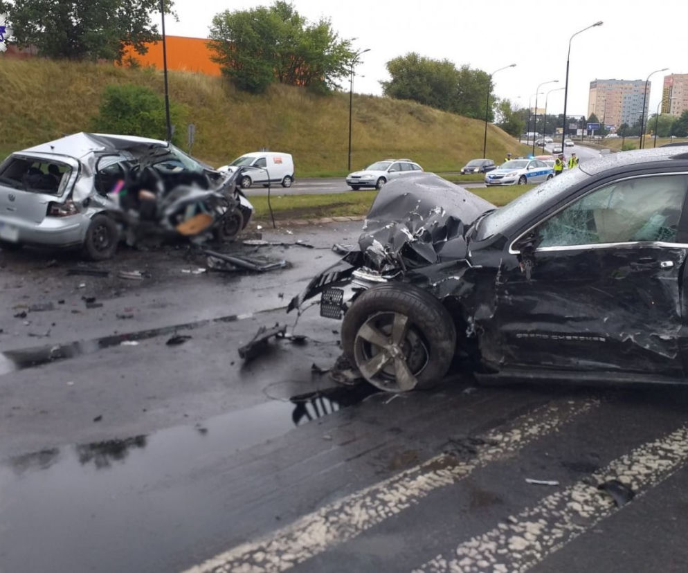 Wypadek na al. Witosa w Lublinie