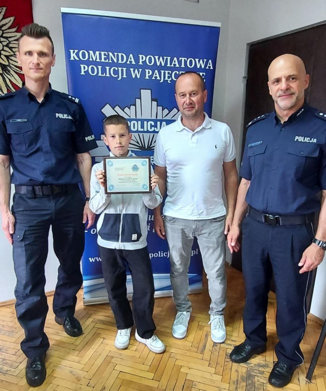 10-letni Damian uratował życie mężczyzny