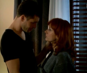 M jak miłość odc. 1137. Agnieszka (Magdalena Walach), Tomek (Andrzej Młynarczyk)