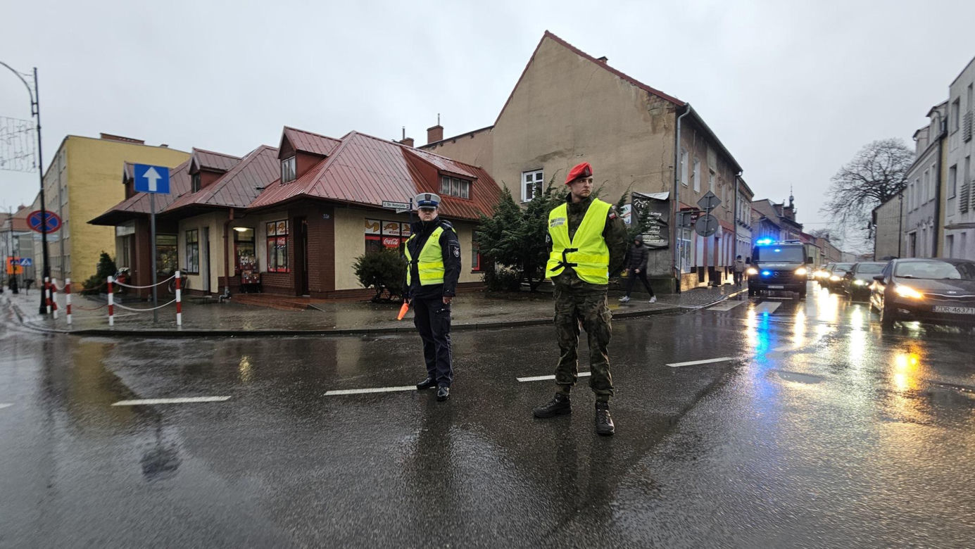Marsz żołnierzy US ARMY w Drawsku Pomorskim 