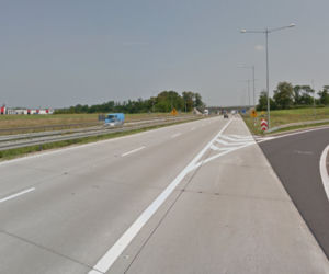 Odcinek A4 pomiędzy Kątami Wrocławski i Kostomłotami