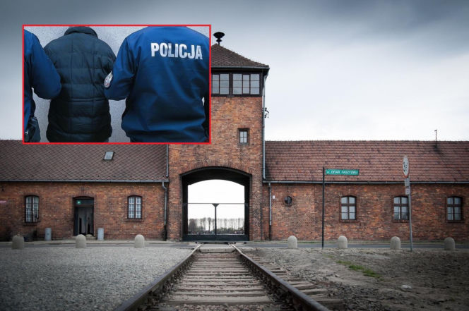 W Auschwitz pozował żonie do zdjęcia i wykonał zakazany gest. Cudzoziemiec zatrzymany
