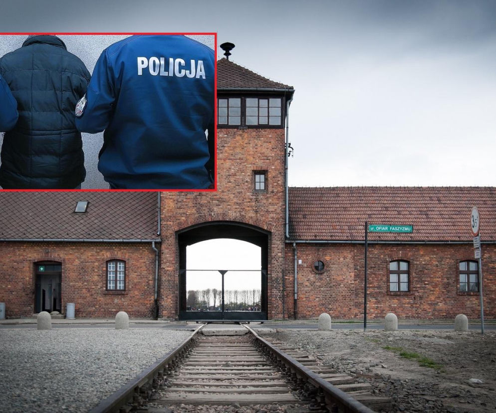 W Auschwitz pozował żonie do zdjęcia i wykonał zakazany gest. Cudzoziemiec zatrzymany