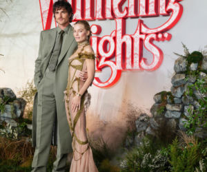 Jacob Elordi i Margot Robbie na premierze Wichrowych Wzgórz