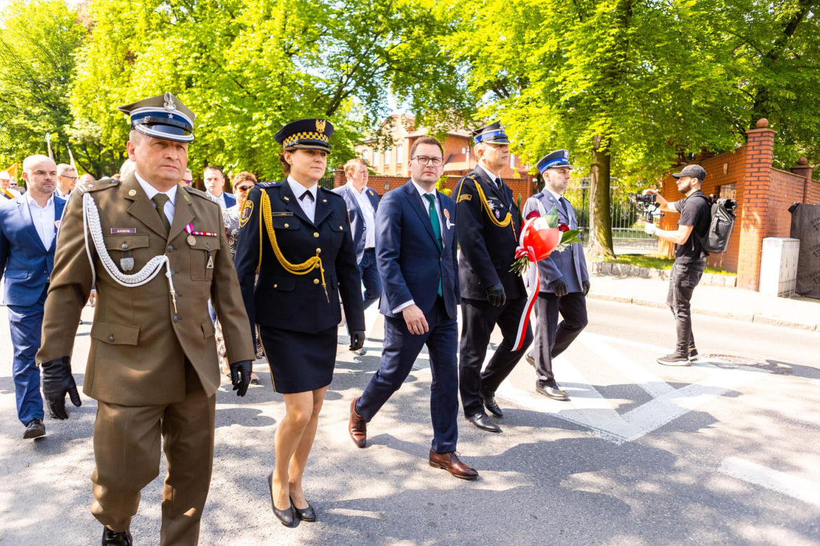 Chorzów. Pochód Ludzi Ognia w Świętego Floriana