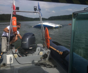Wichura przewróciła ośmioosobowy jacht! Drmat na Zalewie Koronowskim