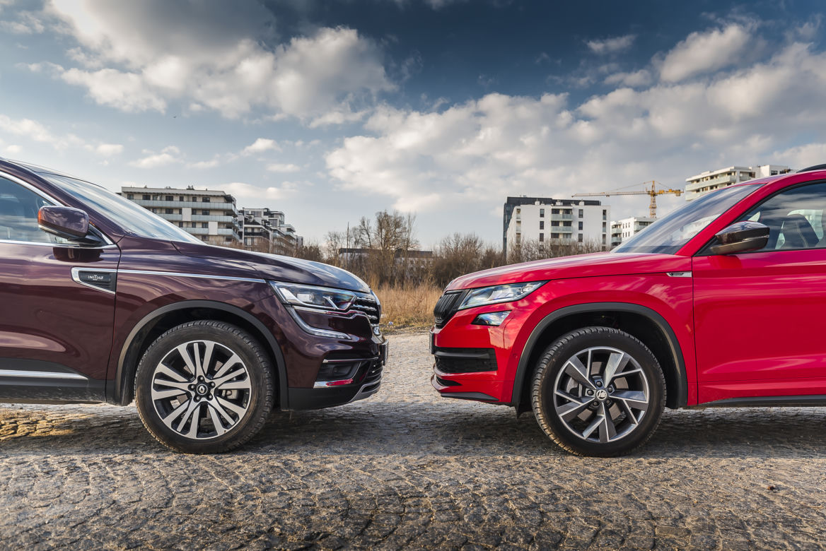 Renault Koleos 2.0 dCi 190 KM X-Tronic 4x4 Initiale Paris vs. Skoda Kodiaq 2.0 TDI 190 KM DSG7 4x4 Sportline