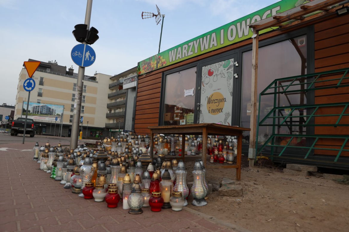 Całe Ząbki opłakują zamordowanego sklepikarza