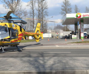 Wybuch na stacji paliw