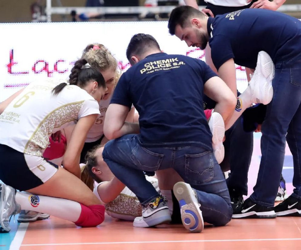 Siatkówka, kontuzja, Chemik Police, Marlena Kowalewska