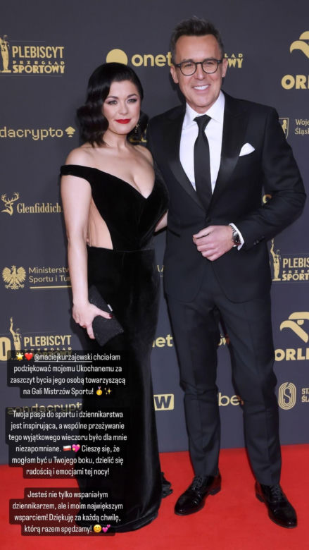 Katarzyna Cichopek, Maciej Kurzajewski - gala mistrzów sportu 2025 