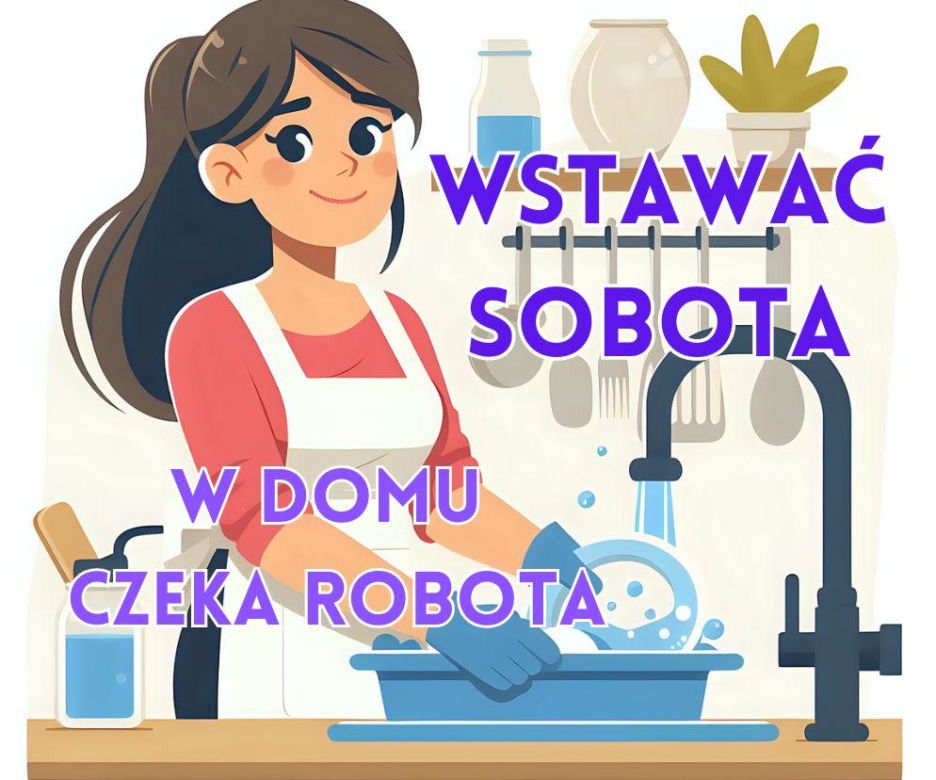 Kartki na weekend sprzątanie