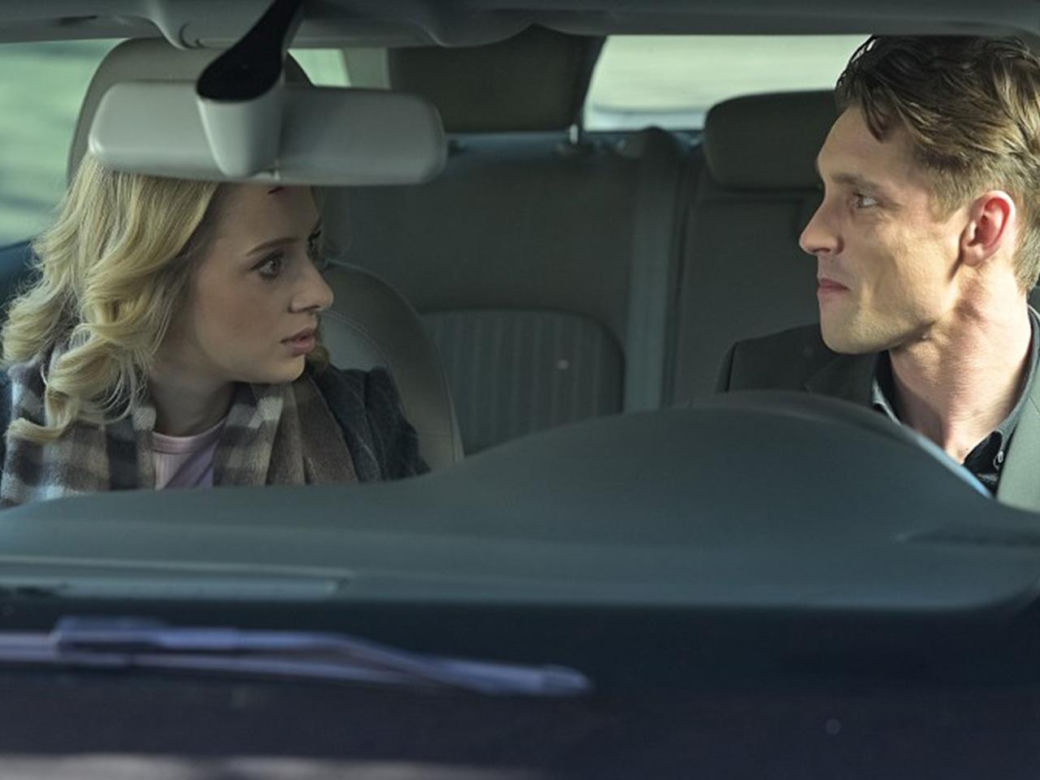 Pierwsza miłość, odcinek 4017: Oskar (Filip Gurłacz), Kaja (Elżbieta Trzaskoś)